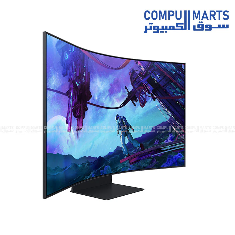 Samsung Odyssey Neo G7 55" 4K 165Hz Curved Mini LED Gaming Monitor, 1ms GTG, Quantum HDR 32x, HDMI 2.1, Tizen Smart TV, 60W Speakers, FreeSync Premium Pro - Image 4