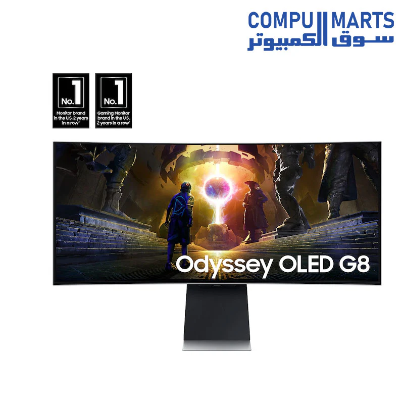 SAMSUNG ODYSSEY OLED G8 CURVED 34" Ultra-WQHD 175Hz 0.03ms OLED LS34DG850SUXEN - Image 4