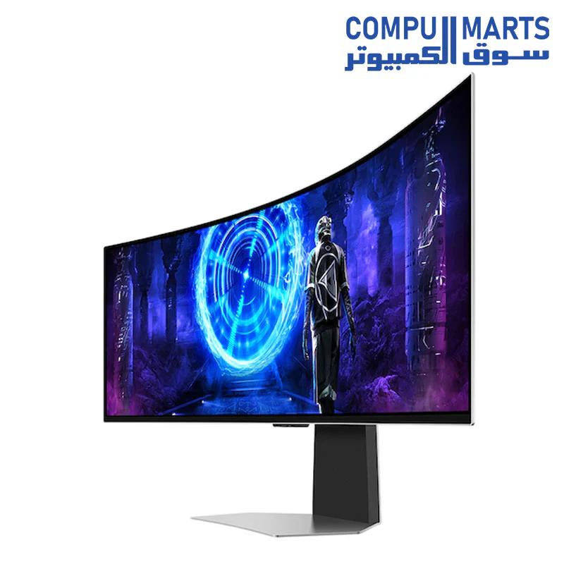 Samsung Odyssey OLED G9 G95SD 49-Inch Size DQHD Super Ultra Wide Gaming Computer Monitor Refresh Rate 240Hz Response Time 0.03ms GTG with FreeSync Premium Pro and Smart Features - Image 3