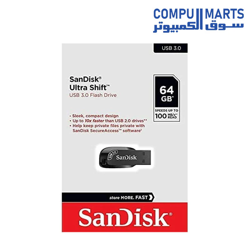 SanDisk Ultra Shift USB 3.0 Flash Drive - Image 7