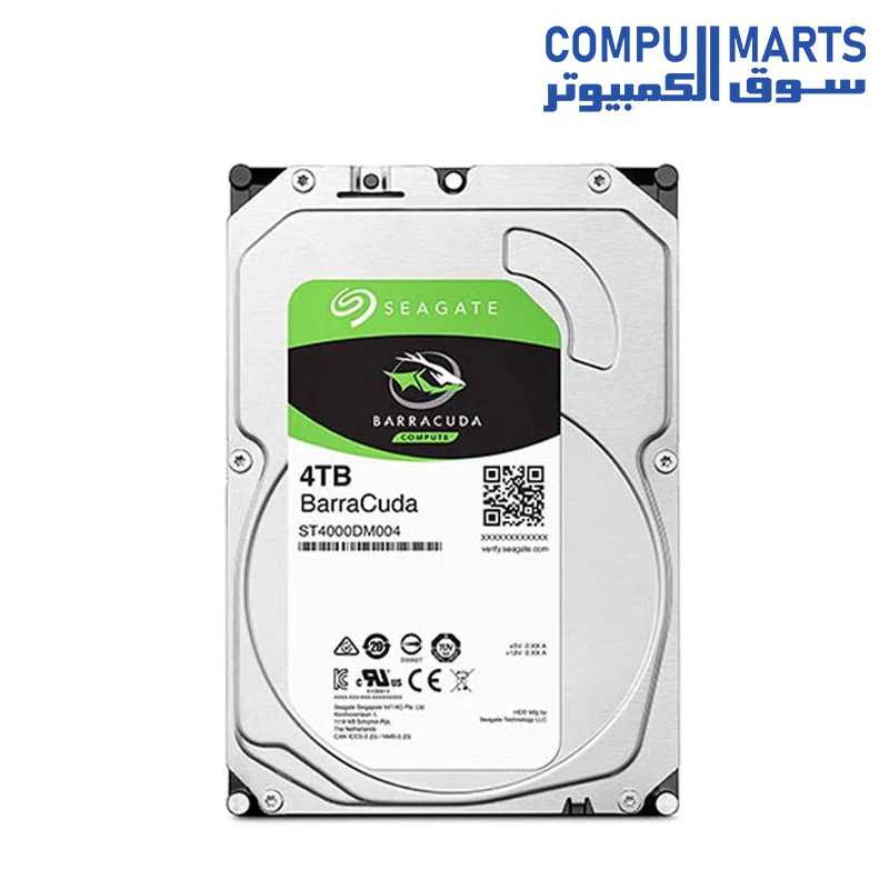 Seagate BarraCuda Internal Hard Drive HDD  3.5 Inch SATA 6 Gb/s 7200 RPM 64MB Cache for Computer Desktop PC - Image 4