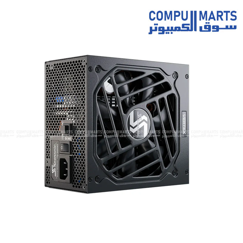 Seasonic Vertex GX-1000 1000W ATX 3.1 80+ Gold Fully Modular Power Supply with Hybrid Digital Fan, Cybenetics Platinum Efficiency, 600W PCIe 5.0, Full Protections - Image 4