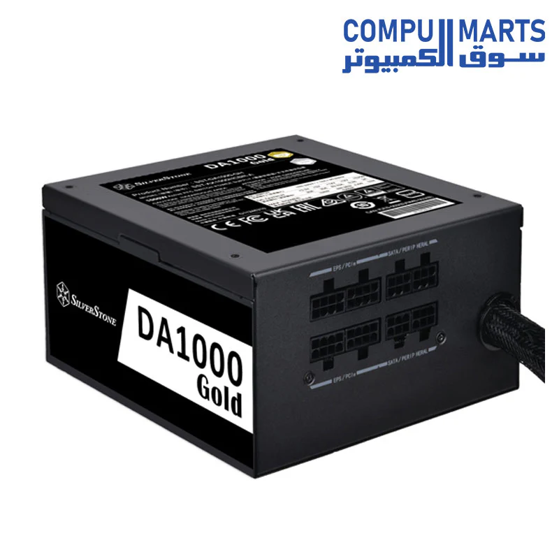 silver stone DA1000 Gold Cybenetics Gold 1000W semi-modular ATX PSU - Image 3