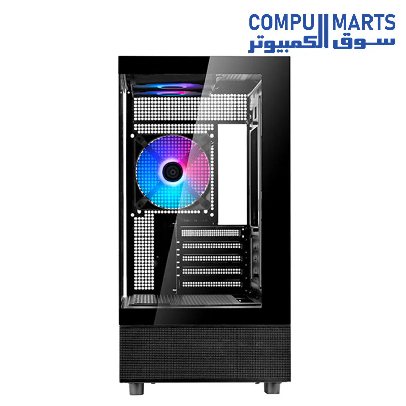 Silver Stone LD04 CASE 3 FAN INSTALLED ARGB FISH TANK Glass + SST-ST50F-ES230 POWER SUPPLY - Image 4