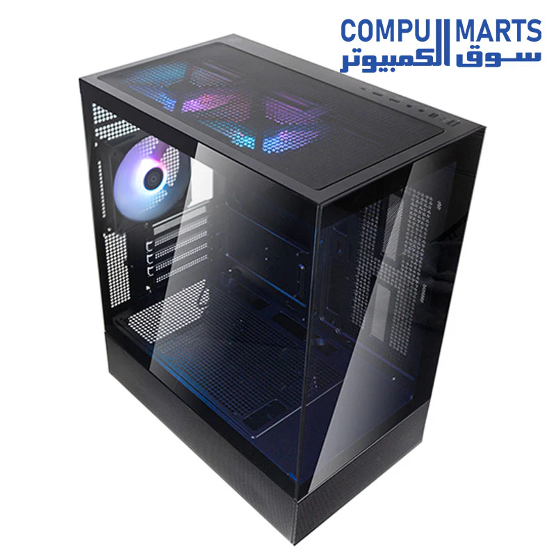 Silver Stone LD04 CASE 3 FAN INSTALLED ARGB FISH TANK Glass + SST-ST50F-ES230 POWER SUPPLY - Image 5