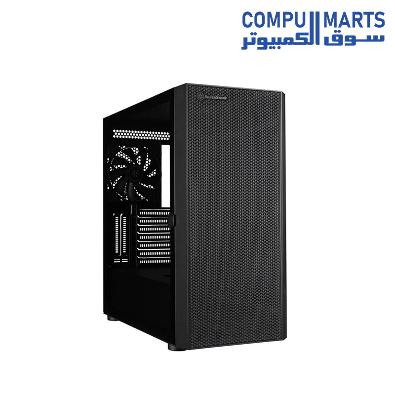 Silver stone SETA H1 Mid-tower case with perforated mesh front panel, steel chassis and ARGB lighting - Image 4