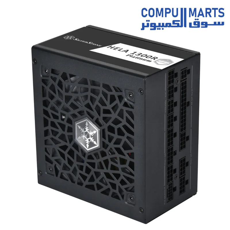 SilverStone HELA 1300R Platinum ATX 3.0 / PCIe Gen 5 1300W Fully Modular Power Supply Compact Dimensions SST-HA1300R-PM - Image 3