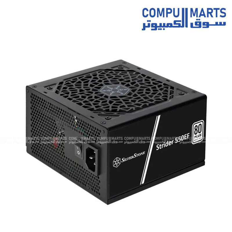 SilverStone Strider 550 EF – 550W 80 PLUS EU ATX Power Supply (PS2) - Image 3