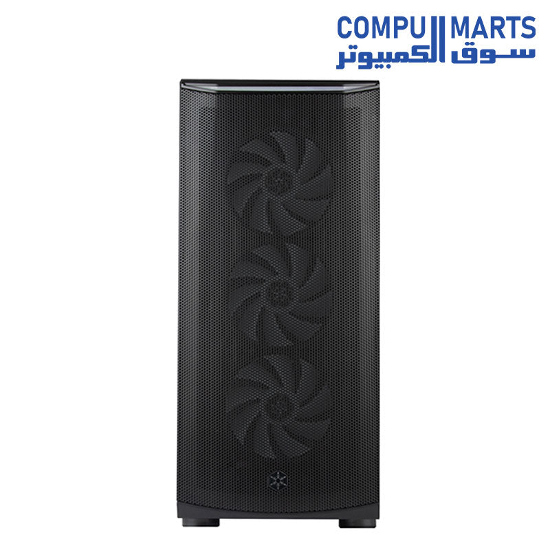 SilverStone Technology FARA 512Z High Airflow ATX Mid-Tower Case Chassis with Dual Radiator Support & ARGB Lighting, SST-FA512Z-BG - Image 3