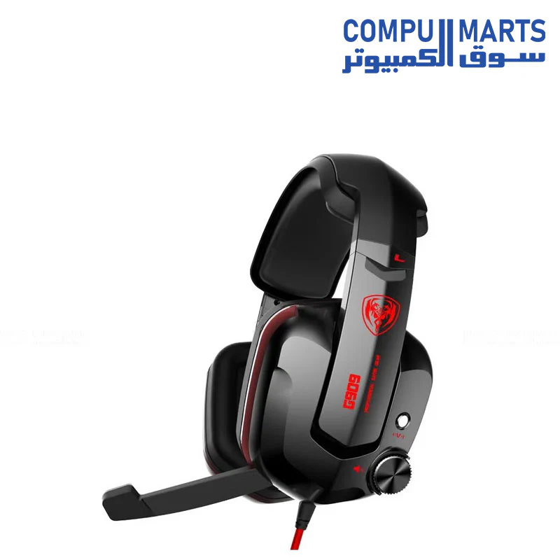 SOMIC G909 USB Gaming Headset with Stainless Steel Headband and 7.1 Surround Sound for PC - Image 2