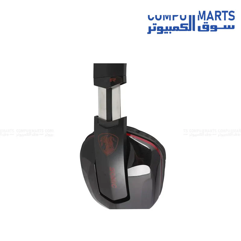 SOMIC G909 USB Gaming Headset with Stainless Steel Headband and 7.1 Surround Sound for PC - Image 3