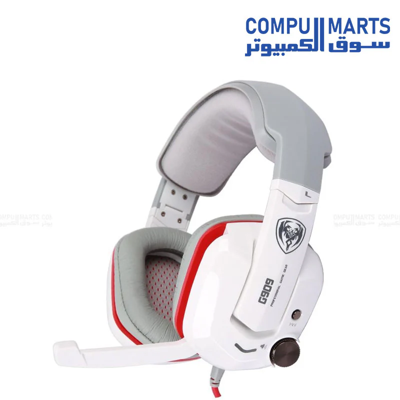 SOMIC G909 USB Gaming Headset with Stainless Steel Headband and 7.1 Surround Sound for PC - Image 4