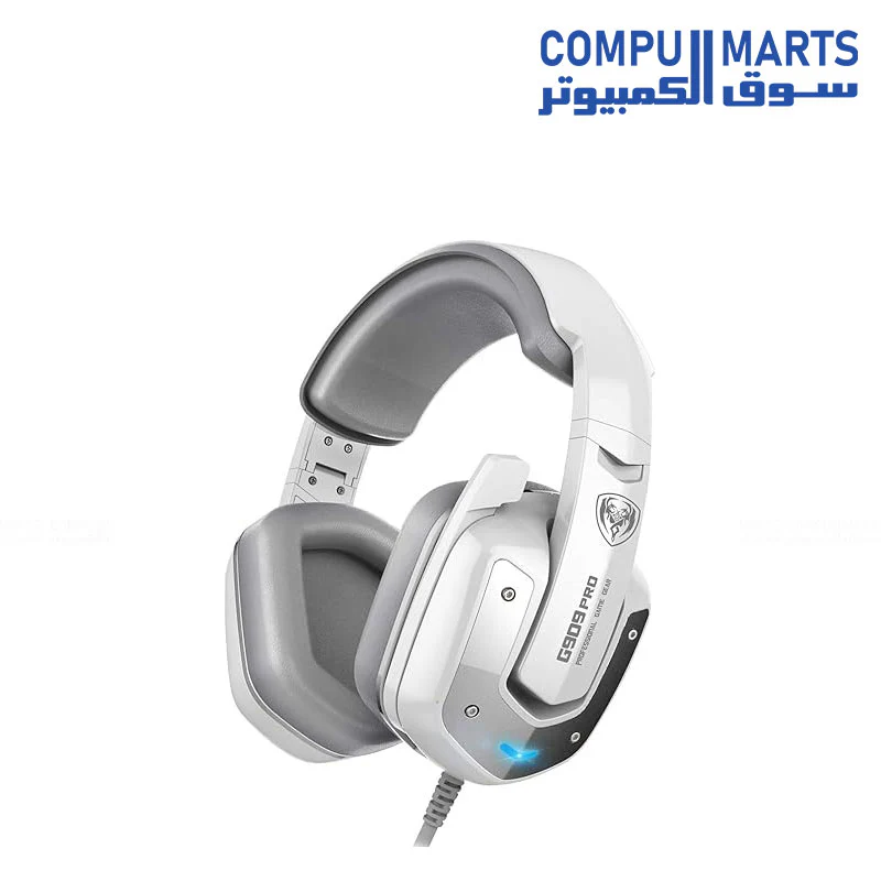 SOMIC G909PRO Headphone Gaming 7.1 Virtual Surround Sound USB Headset Over Ear Bass PS4, PC with Mic,Volume Control,LED - Image 5