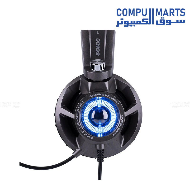 Somic G954 Gaming Headphones Over-Ear With Mic For PS4-PS5-XOne-XSeries-NSwitch-PC - Image 2