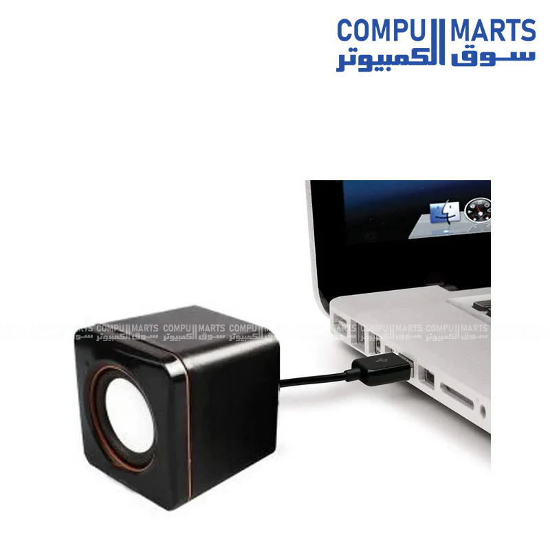 Speaker USB Model G002 – Compact Stereo Sound with LED Light - Image 2