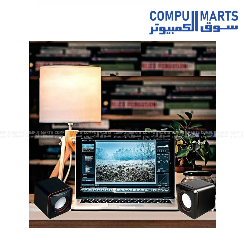 Speaker USB Model G002 – Compact Stereo Sound with LED Light - Image 3