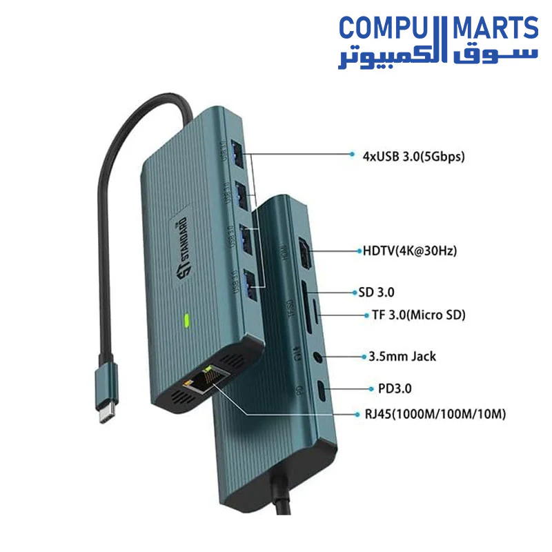 ST-Standard  Docking Station ST-UC962 (10 In 1) - Image 3