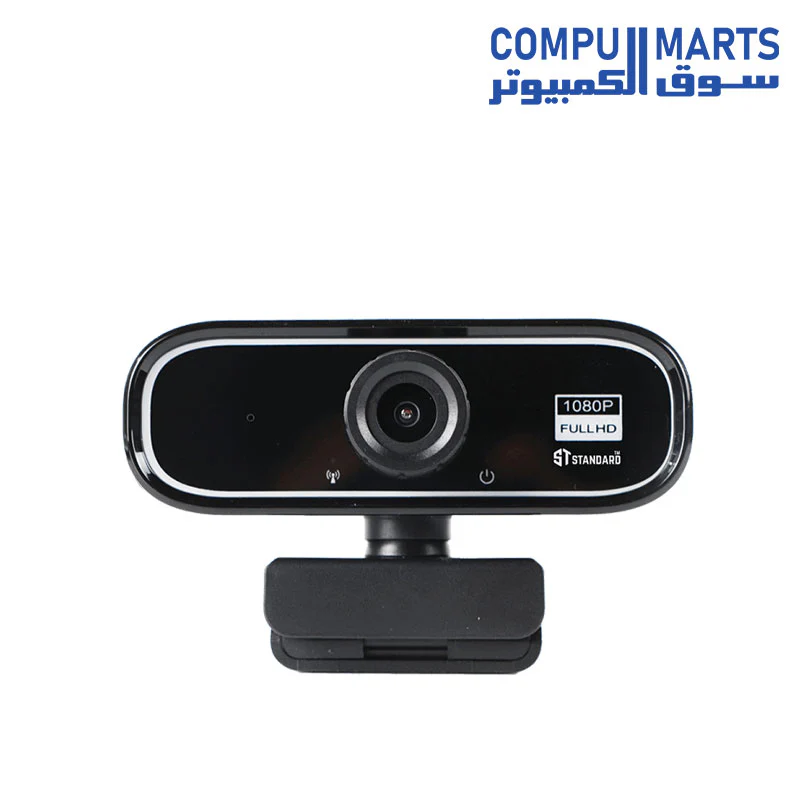 ST-Standard WB-1080 Webcam – 1080p HD, Mic, USB, Plug & Play - Image 3
