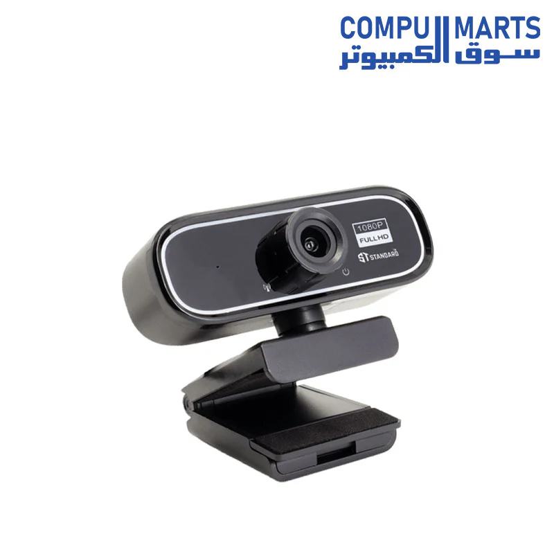 ST-Standard WB-1080 Webcam – 1080p HD, Mic, USB, Plug & Play - Image 4