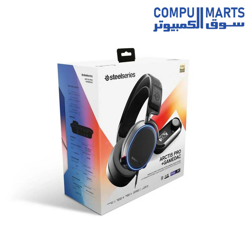 STEELSERIES  ARCTIS PRO + GAMEDAC Certified High-Res Gaming Audio System - Image 4