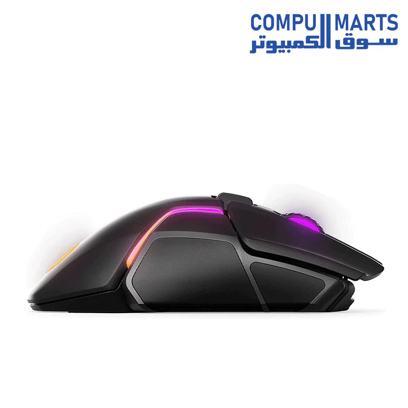 SteelSeries Rival 650 Quantum Wireless Gaming Mouse - Rapid Charging Battery - 12, 000 dpi Truemove3+ Dual Optical Sensor - Low 0.5 Lift-Off Distance - 256 Weight Configurations - 8 Zone RGB Lighting - Image 2
