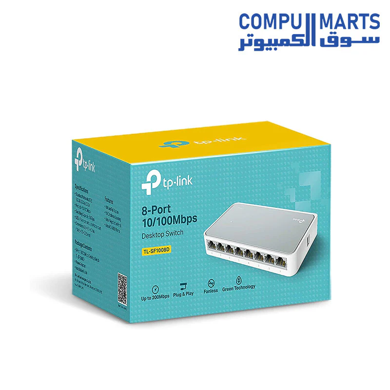 TL-SF1008D 8-Port 10/100Mbps Desktop Switch - Image 2