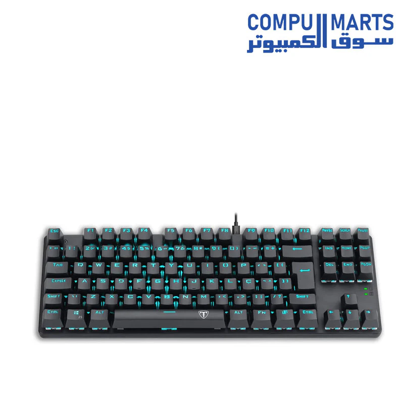 T-DAGGER Bora T-TGK313 Rainbow Gaming Mechanical Keyboard RED SWITCH - Image 6