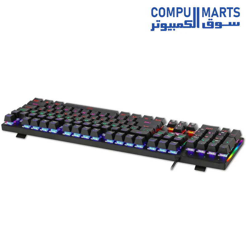 T-DAGGER Double-shot Gaming Mechanical Inject Keyboard - Blue, T-TGK310 NAXOS - Image 3