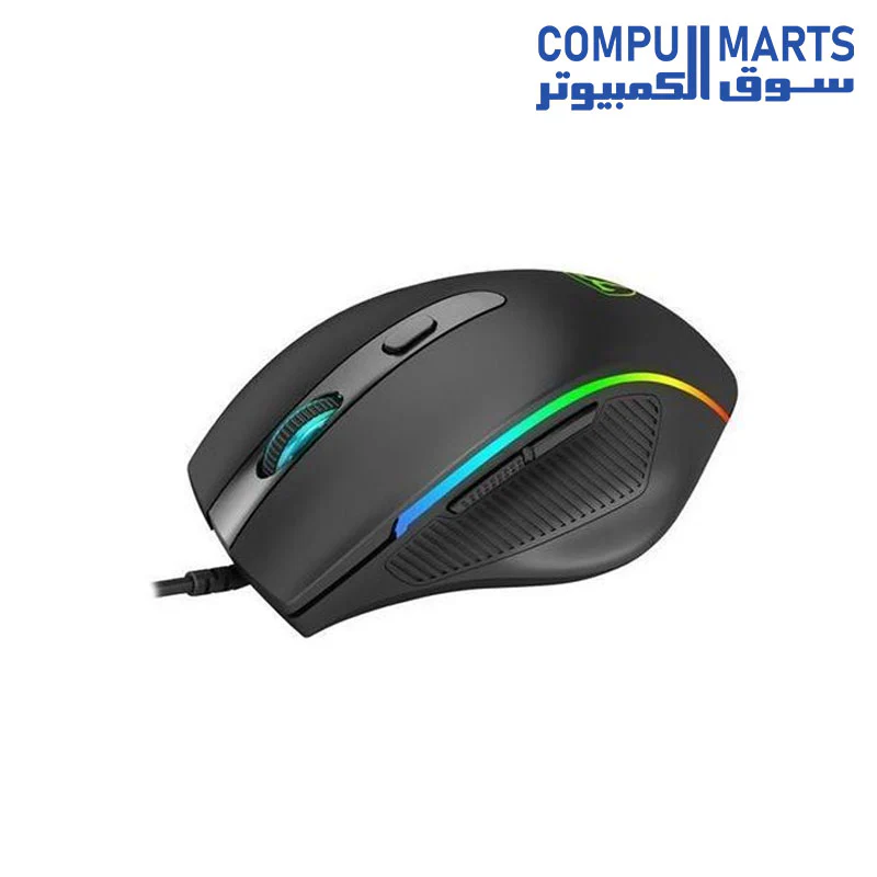 T-DAGGER TGM208 COLONEL RGB Gaming Mouse | 6400 DPI Optical Sensor | 6 Programmable Buttons - Image 2