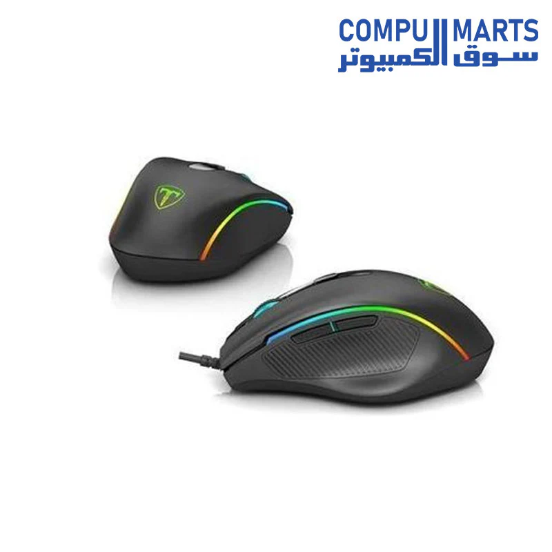 T-DAGGER TGM208 COLONEL RGB Gaming Mouse | 6400 DPI Optical Sensor | 6 Programmable Buttons - Image 3