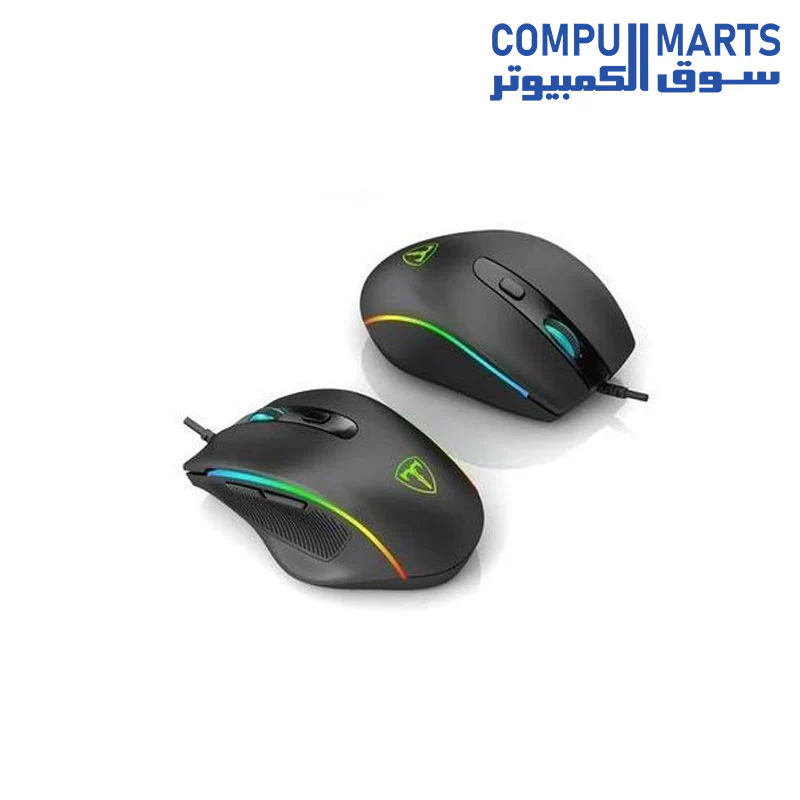 T-DAGGER TGM208 COLONEL RGB Gaming Mouse | 6400 DPI Optical Sensor | 6 Programmable Buttons - Image 4