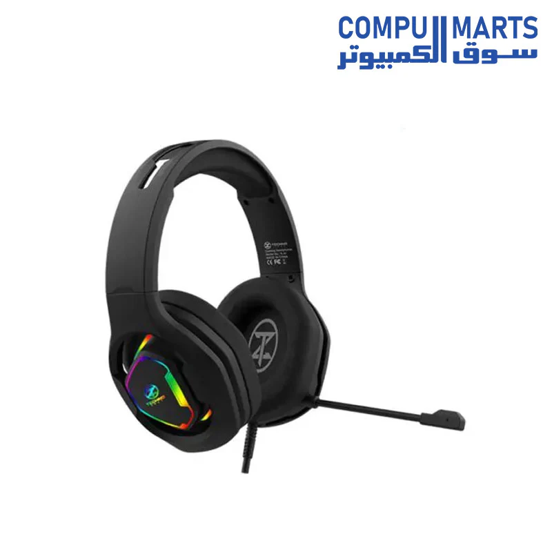 Techno Zone K61 Gaming Headphones 3.5mm 1 Jack with USB - Image 2