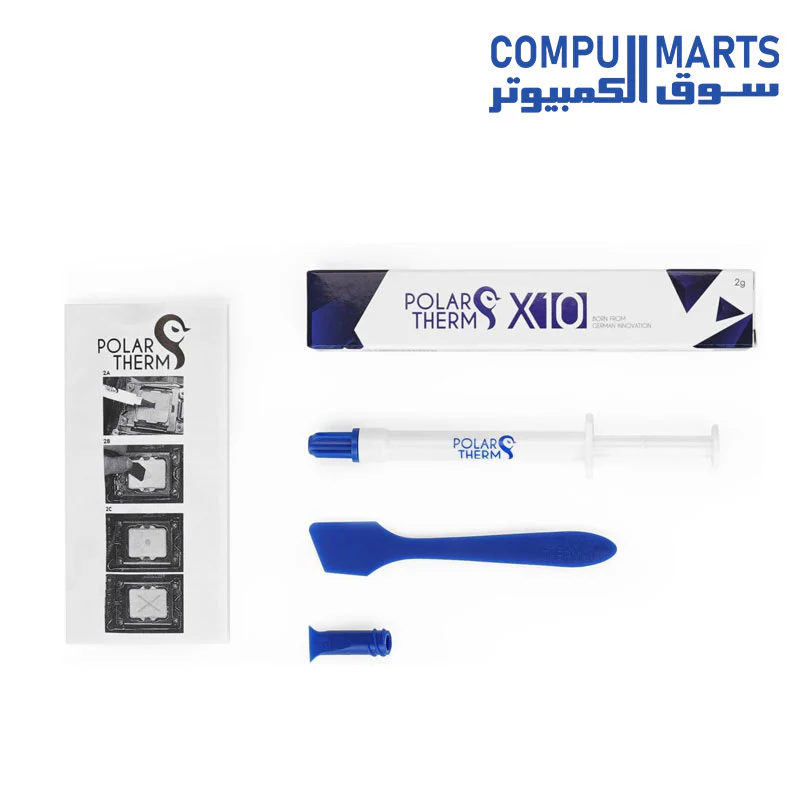 Polartherm X-10 by Thermal Grizzly – Extreme Performance CPU & GPU Thermal Paste, High Conductivity, Non-Conductive - Image 7