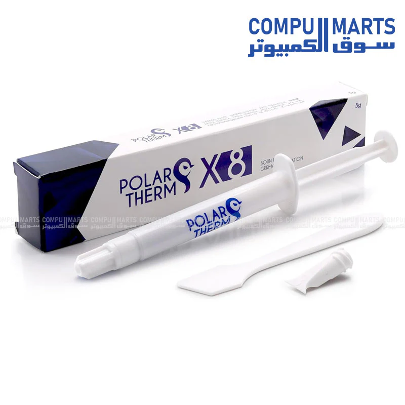 Polartherm X-8 by Thermal Grizzly – High Performance CPU & GPU Thermal Paste, Non-Conductive, Long Durability - Image 2