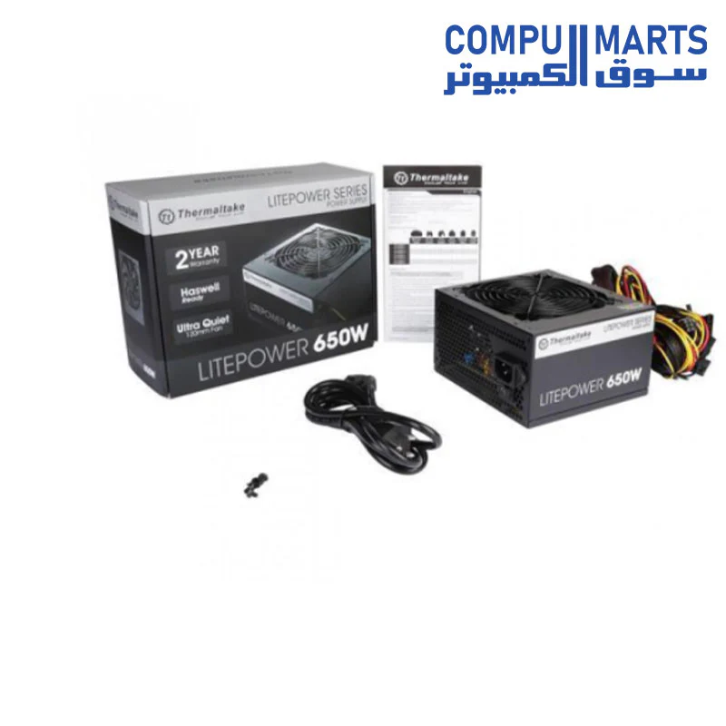 Thermaltake Litepower 650W SLI/CrossFire Ready ATX12V V2.3 Haswell Ready - Image 8