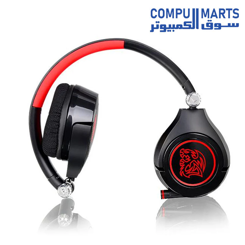 THERMALTAKE Tt eSPORTS CRONOS GO Retractable Microphone Ultimate Lightweight LED Gaming Headset - Image 2