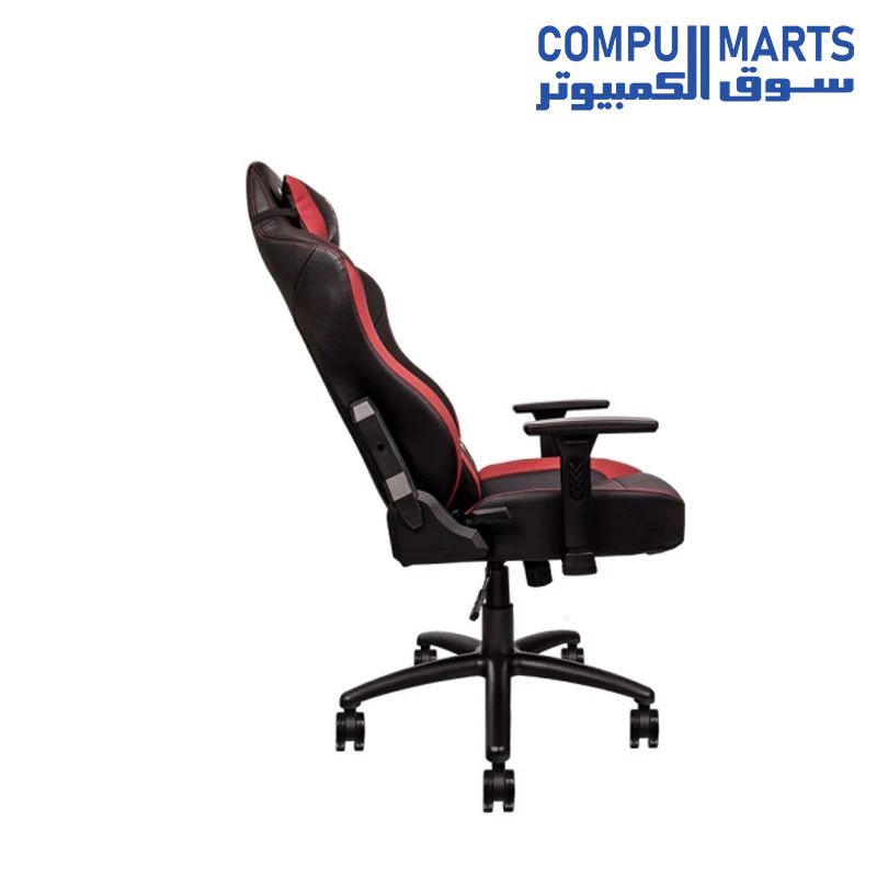 THERMALTAKE U Comfort Black-Red Gaming Chair - Image 4