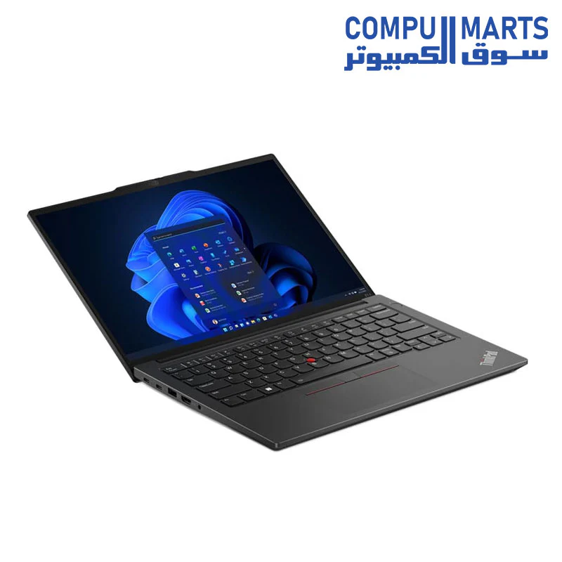 Lenovo ThinkPad E14 Gen 5 - Core i7-1355U 8GB- 512GB SSD FPR -2GB-NVIDIA-MX550- 14 Inch FHD IPS/ DOS /Black /ARB + BAG-21JK0020GR - Image 4