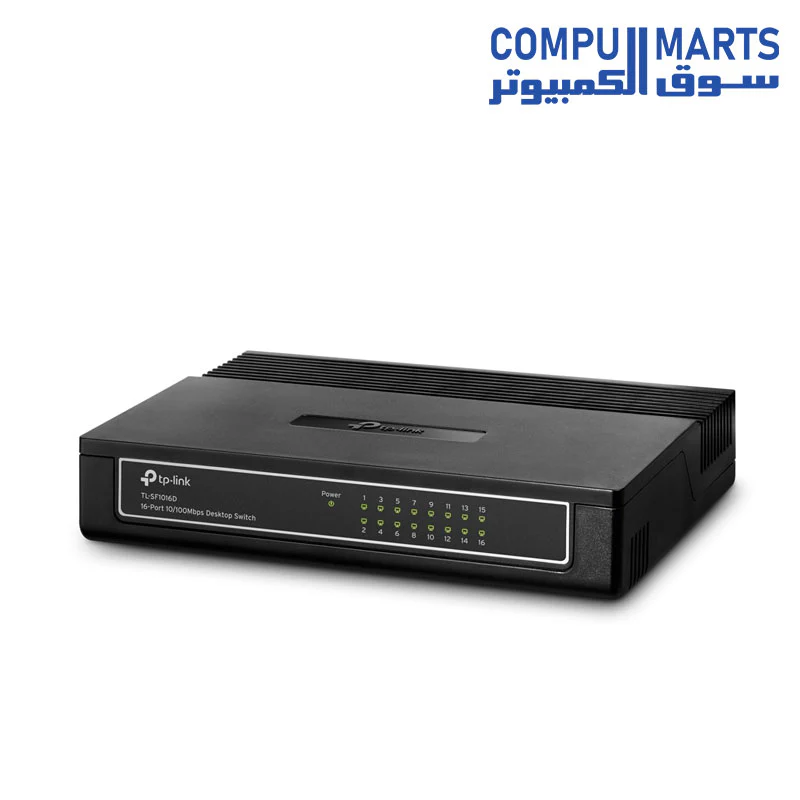 TP-LINK TL-SF1016D 16-Port 10/100Mbps Desktop Switch - Image 2