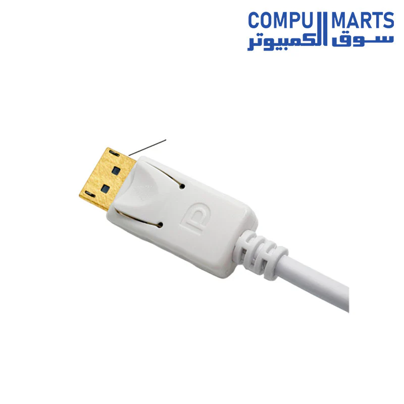 TORTOX 4k 60HZ Mini DP To DP Cable white - Image 3
