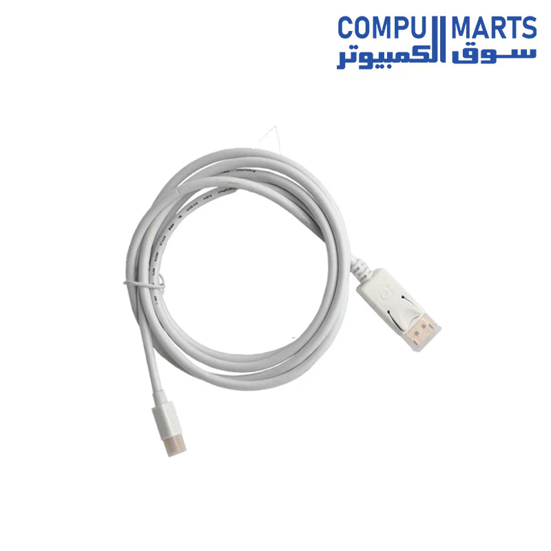 TORTOX 4k 60HZ Mini DP To DP Cable white - Image 4