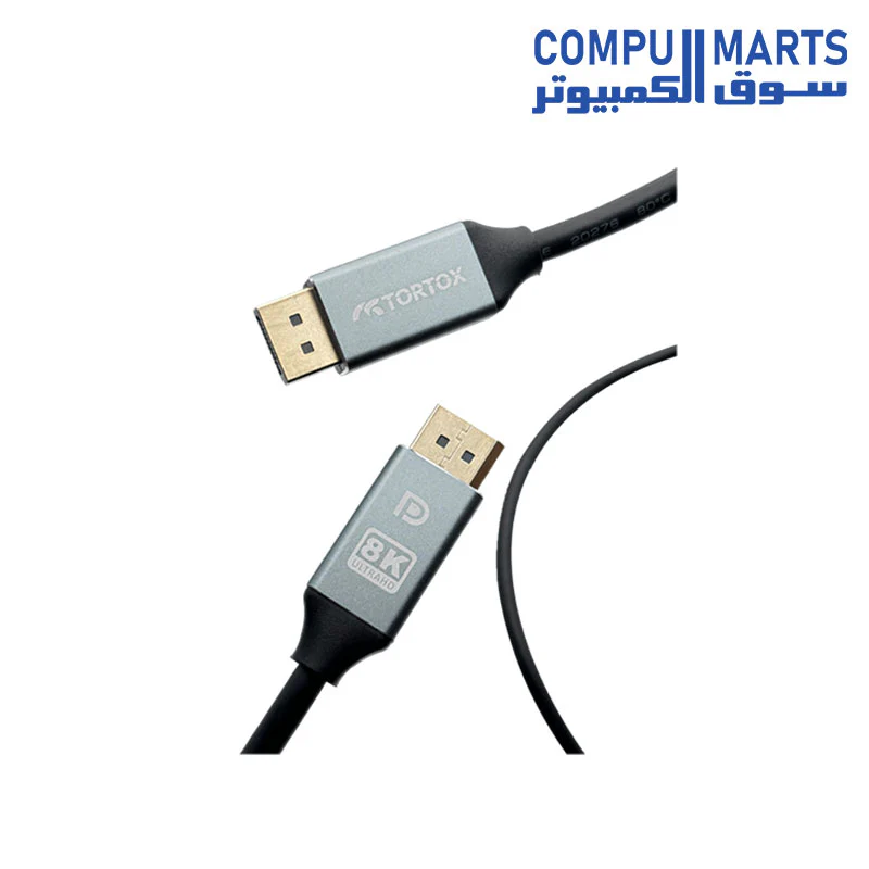 TORTOX 8K  144HZ DP TO DP Cable-HDMI Adapter - Image 2