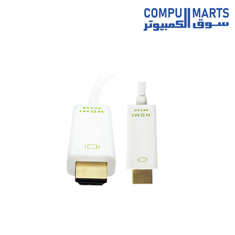 TORTOX Mini DP Display Port to HDMI Cable - Image 2