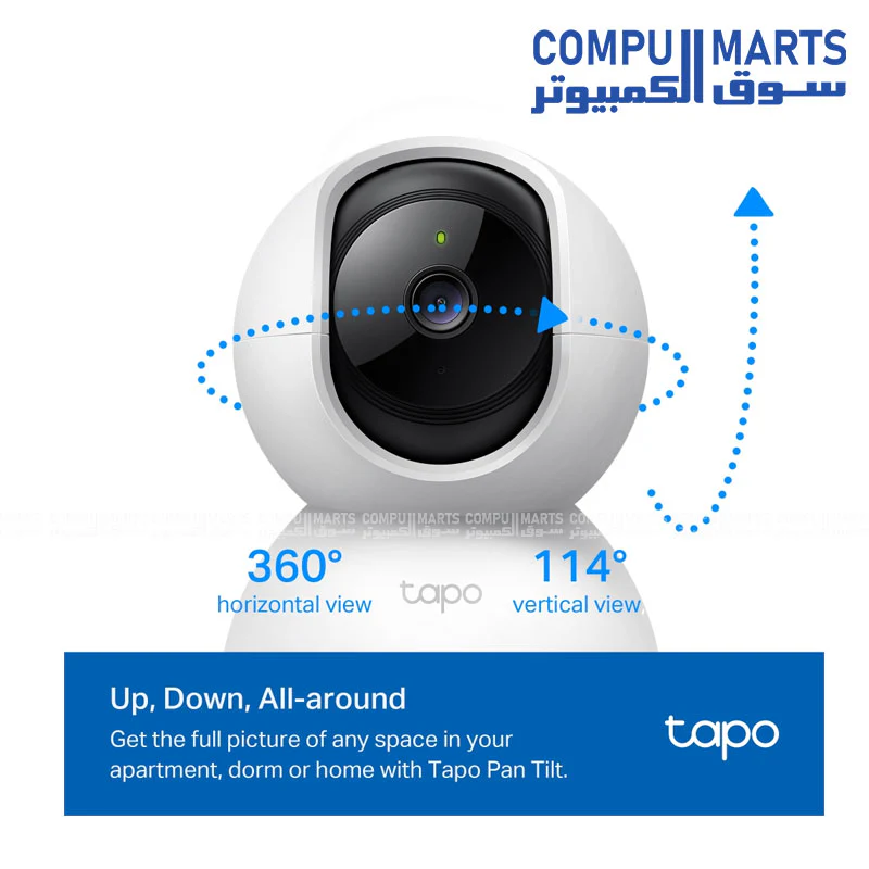 TP-Link Tapo C200 Indoor Wi-Fi Camera – 1080p Full HD, Pan & Tilt, Night Vision, Motion Detection - Image 2