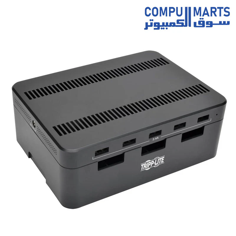 Tripp Lite 5-Port USB Fast Charging Station Hub/Device Organizer 12V4A 48W - Image 2