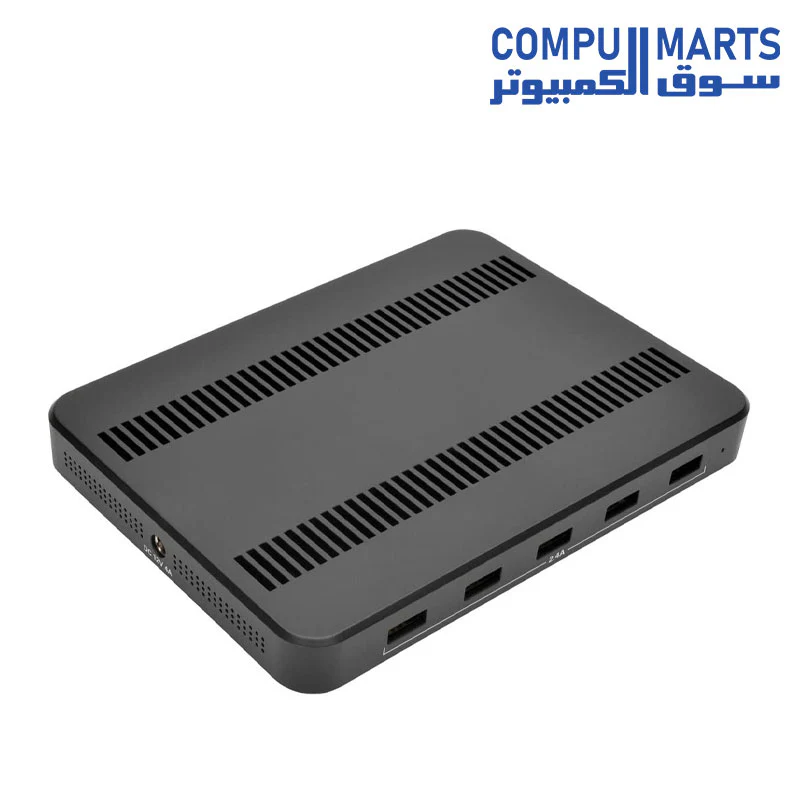 Tripp Lite 5-Port USB Fast Charging Station Hub/Device Organizer 12V4A 48W - Image 3