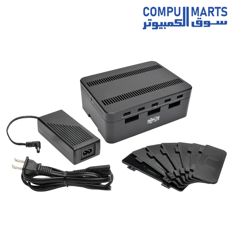 Tripp Lite 5-Port USB Fast Charging Station Hub/Device Organizer 12V4A 48W - Image 6