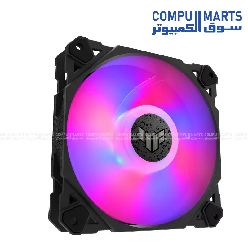 TUF Gaming TF120 ARGB Fan - Triple Fan Kit with ARGB Controller - Image 3