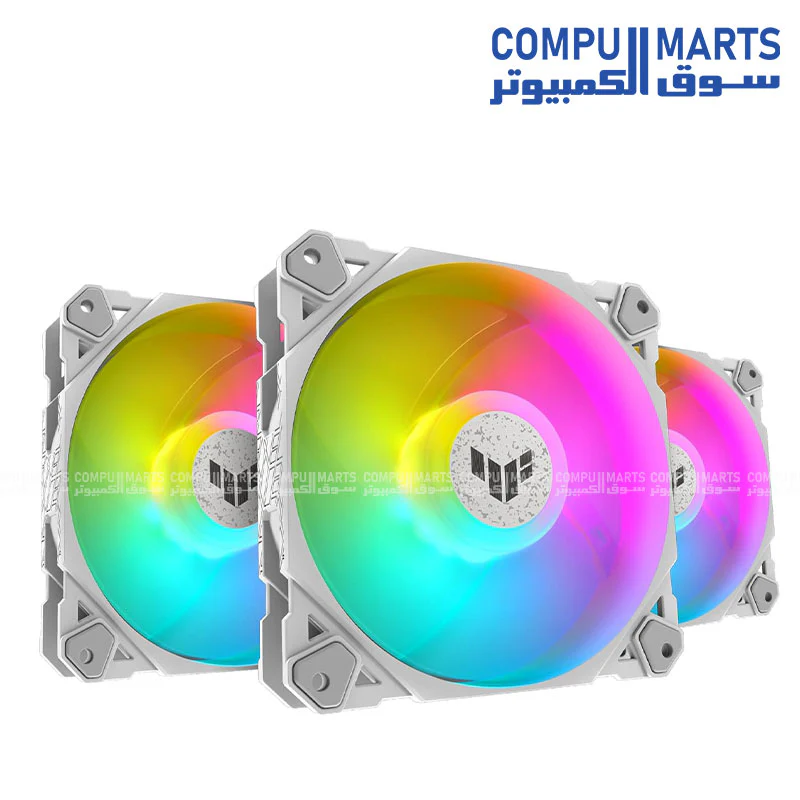 TUF Gaming TF120 ARGB Fan - Triple Fan Kit with ARGB Controller - Image 5