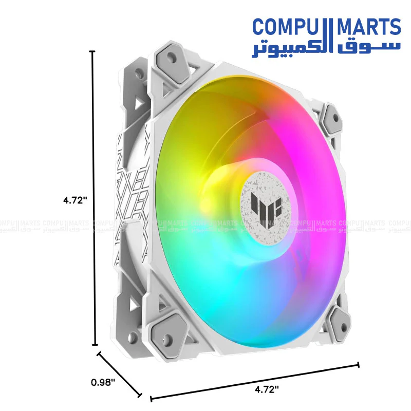 TUF Gaming TF120 ARGB Fan - Triple Fan Kit with ARGB Controller - Image 7